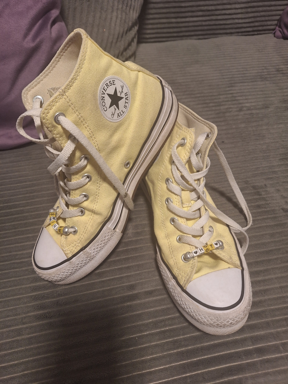 Converse Chuck Taylor All Star High Top Sneakers - Yellow